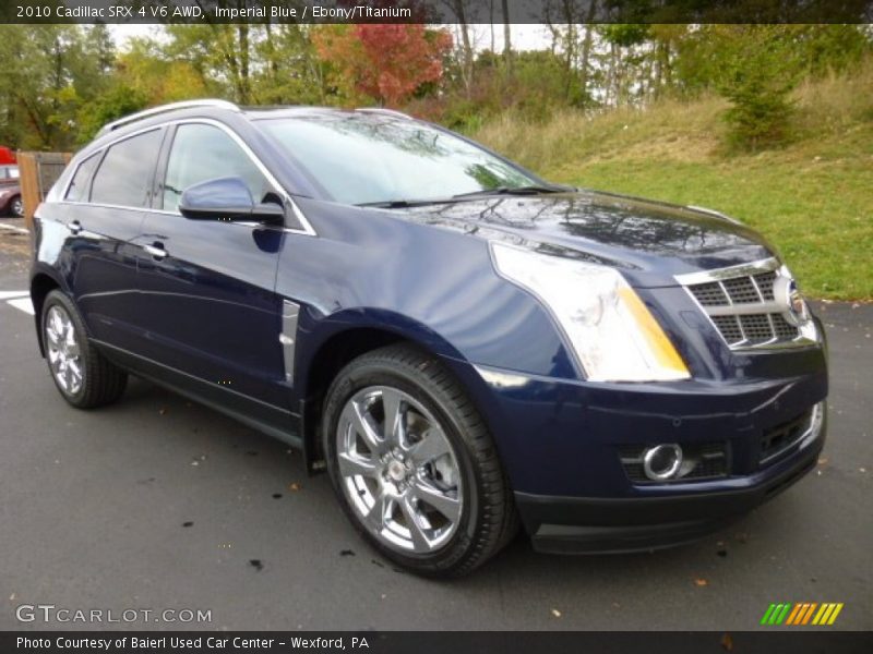 Imperial Blue / Ebony/Titanium 2010 Cadillac SRX 4 V6 AWD