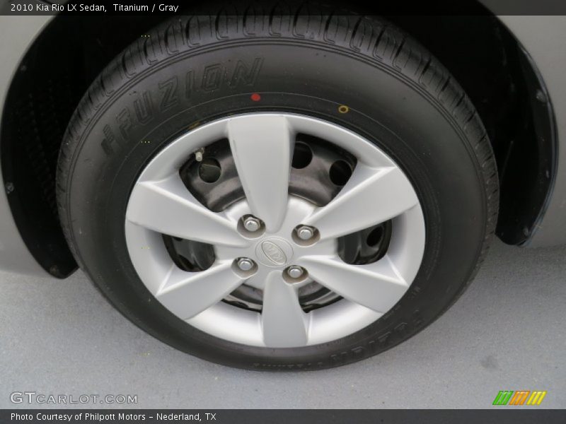 Titanium / Gray 2010 Kia Rio LX Sedan