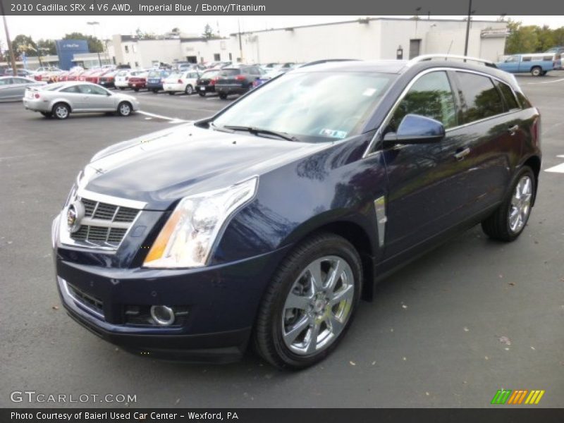 Imperial Blue / Ebony/Titanium 2010 Cadillac SRX 4 V6 AWD