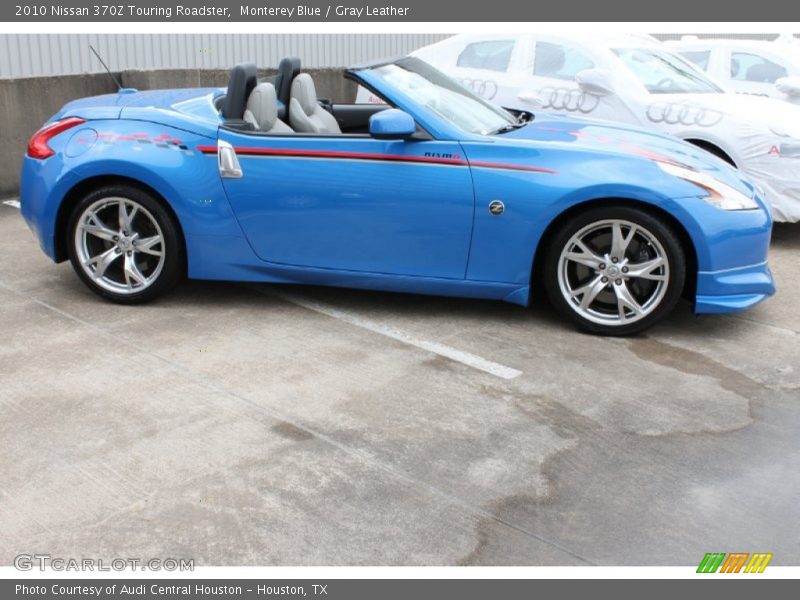 Monterey Blue / Gray Leather 2010 Nissan 370Z Touring Roadster