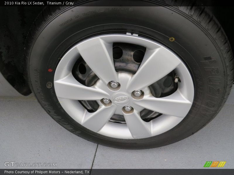 Titanium / Gray 2010 Kia Rio LX Sedan