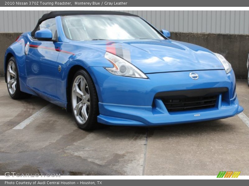 Monterey Blue / Gray Leather 2010 Nissan 370Z Touring Roadster