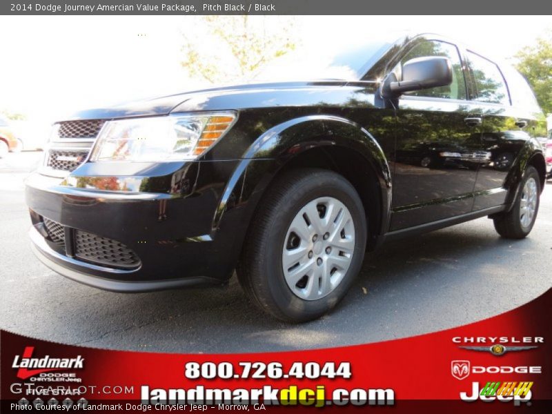 Pitch Black / Black 2014 Dodge Journey Amercian Value Package