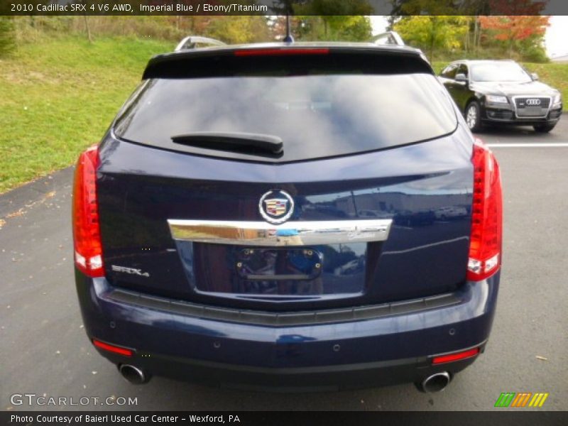 Imperial Blue / Ebony/Titanium 2010 Cadillac SRX 4 V6 AWD