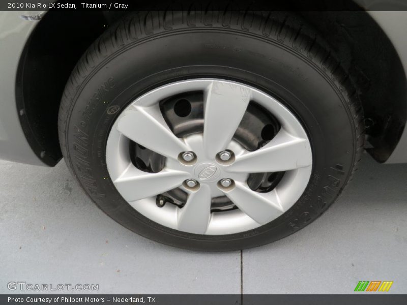 Titanium / Gray 2010 Kia Rio LX Sedan