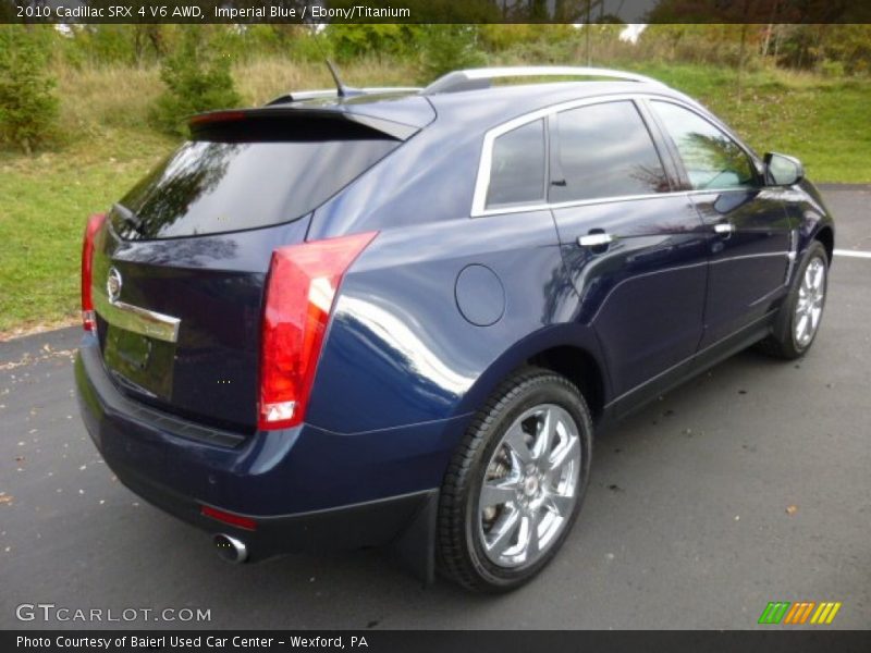 Imperial Blue / Ebony/Titanium 2010 Cadillac SRX 4 V6 AWD