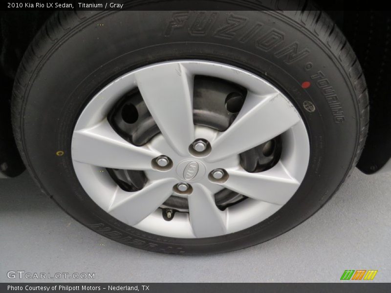 Titanium / Gray 2010 Kia Rio LX Sedan
