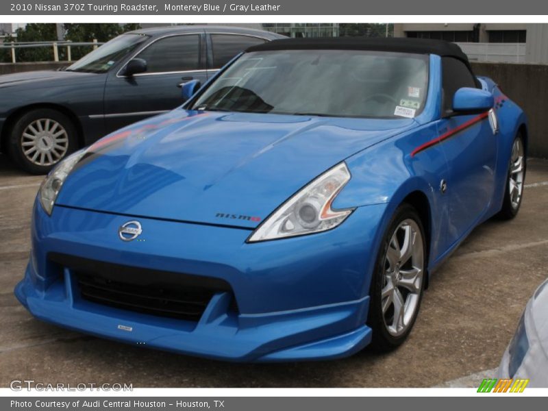 Monterey Blue / Gray Leather 2010 Nissan 370Z Touring Roadster
