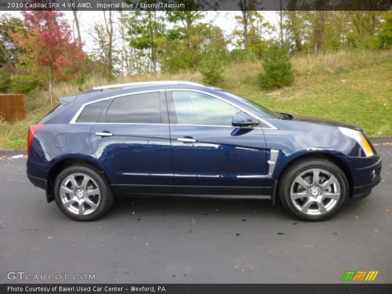 Imperial Blue / Ebony/Titanium 2010 Cadillac SRX 4 V6 AWD