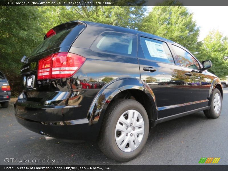 Pitch Black / Black 2014 Dodge Journey Amercian Value Package