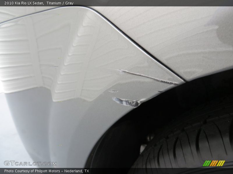 Titanium / Gray 2010 Kia Rio LX Sedan