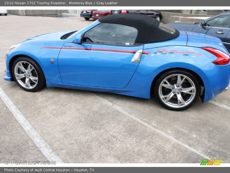 Monterey Blue / Gray Leather 2010 Nissan 370Z Touring Roadster