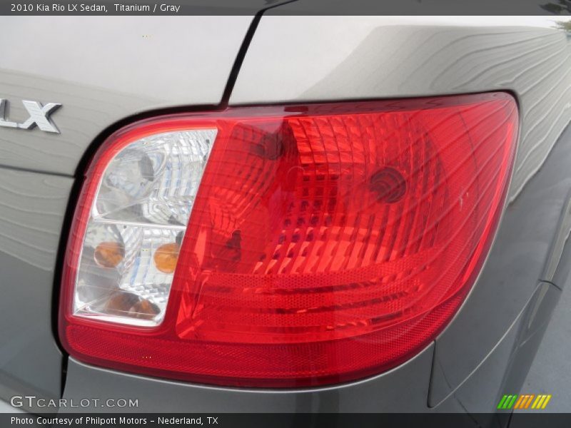 Titanium / Gray 2010 Kia Rio LX Sedan