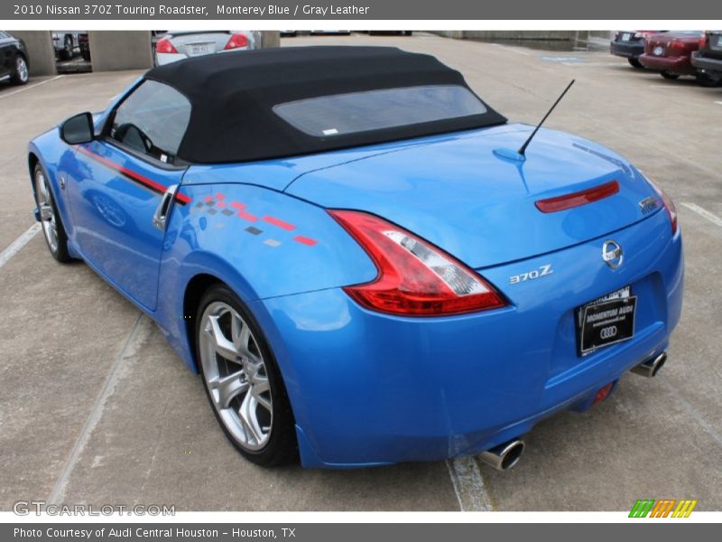 Monterey Blue / Gray Leather 2010 Nissan 370Z Touring Roadster