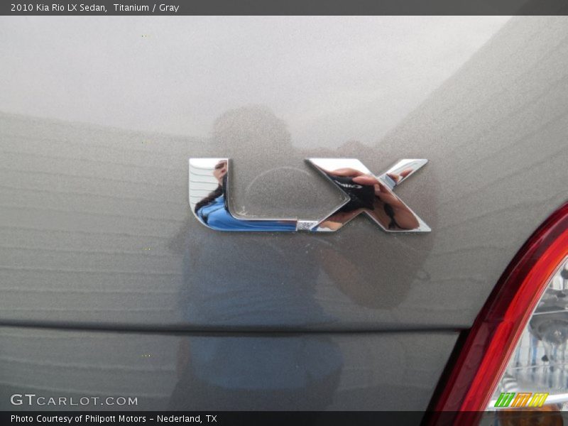 Titanium / Gray 2010 Kia Rio LX Sedan