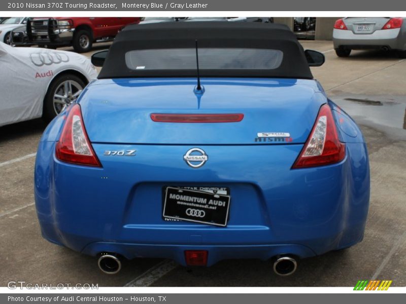 Monterey Blue / Gray Leather 2010 Nissan 370Z Touring Roadster