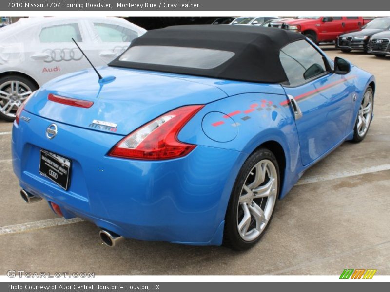 Monterey Blue / Gray Leather 2010 Nissan 370Z Touring Roadster