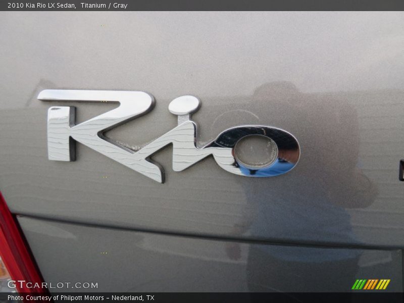 Titanium / Gray 2010 Kia Rio LX Sedan