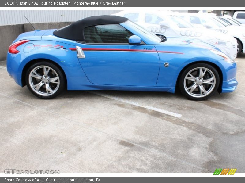 Monterey Blue / Gray Leather 2010 Nissan 370Z Touring Roadster