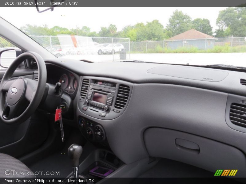 Titanium / Gray 2010 Kia Rio LX Sedan