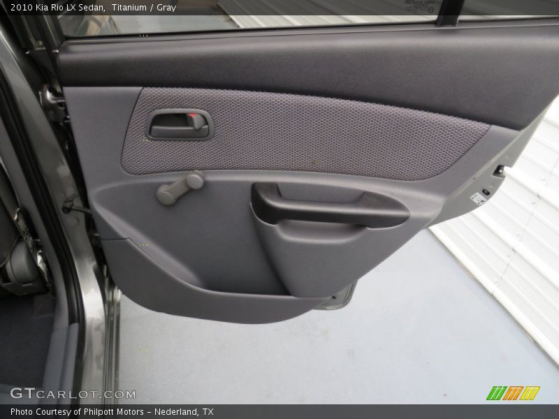 Titanium / Gray 2010 Kia Rio LX Sedan
