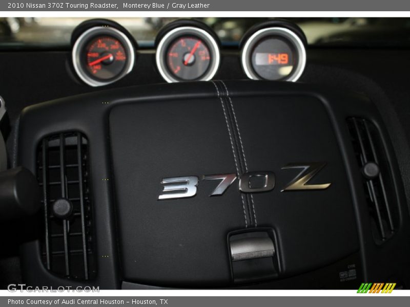 Monterey Blue / Gray Leather 2010 Nissan 370Z Touring Roadster