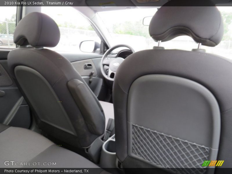 Titanium / Gray 2010 Kia Rio LX Sedan