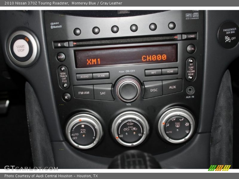 Monterey Blue / Gray Leather 2010 Nissan 370Z Touring Roadster