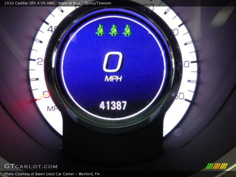 Imperial Blue / Ebony/Titanium 2010 Cadillac SRX 4 V6 AWD