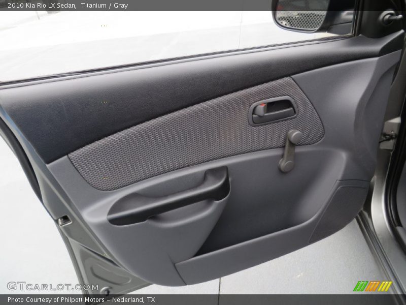 Titanium / Gray 2010 Kia Rio LX Sedan