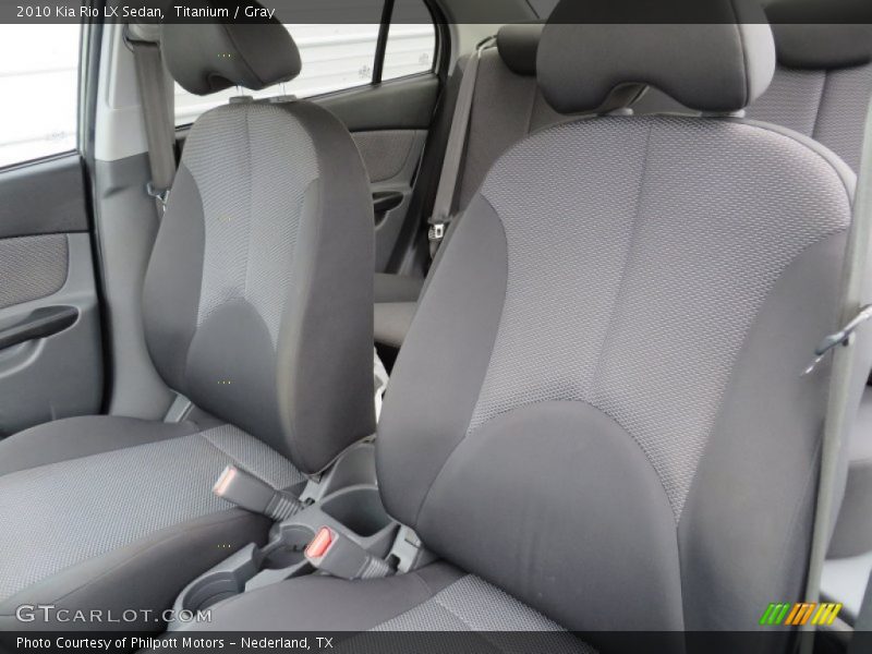 Titanium / Gray 2010 Kia Rio LX Sedan