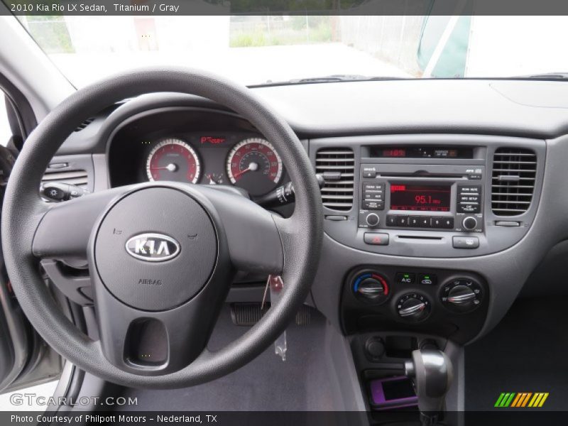 Titanium / Gray 2010 Kia Rio LX Sedan