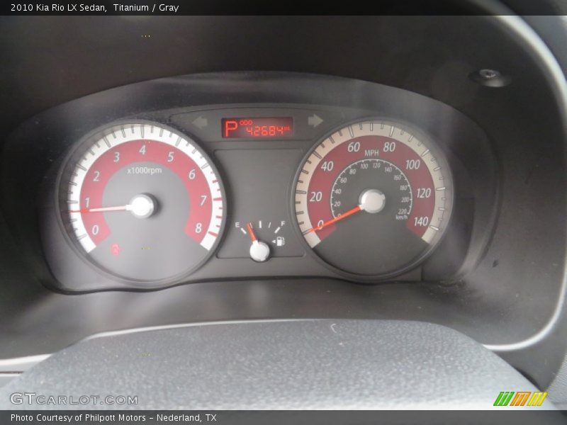 Titanium / Gray 2010 Kia Rio LX Sedan