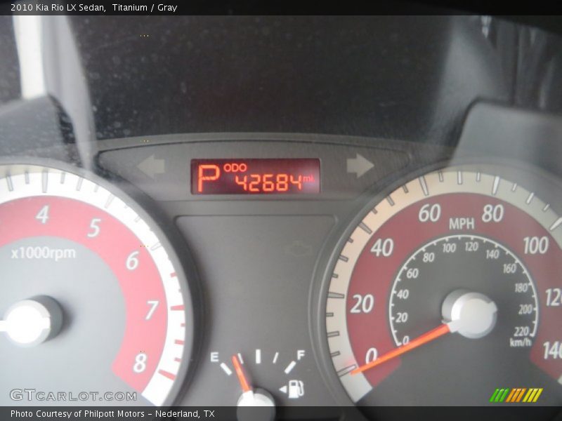 Titanium / Gray 2010 Kia Rio LX Sedan