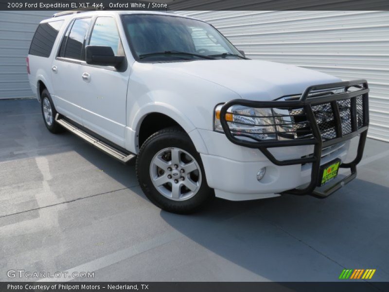 Oxford White / Stone 2009 Ford Expedition EL XLT 4x4