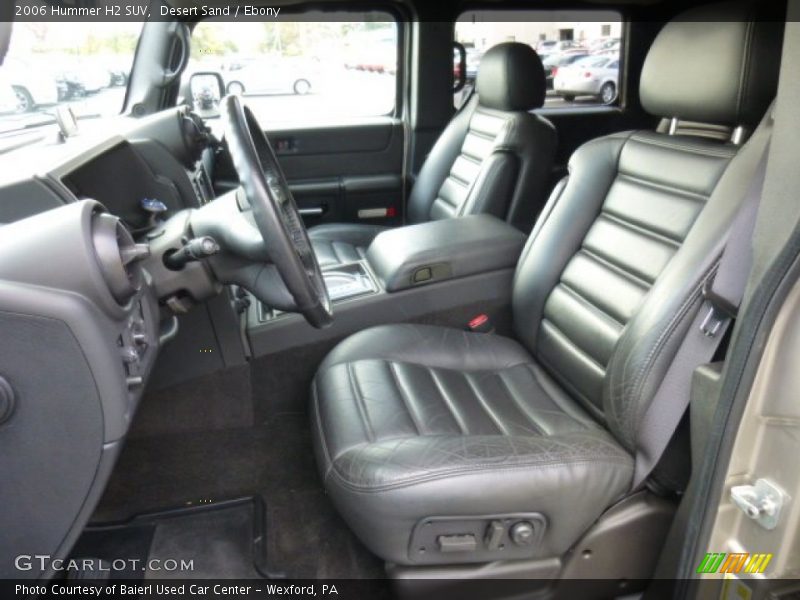 Front Seat of 2006 H2 SUV