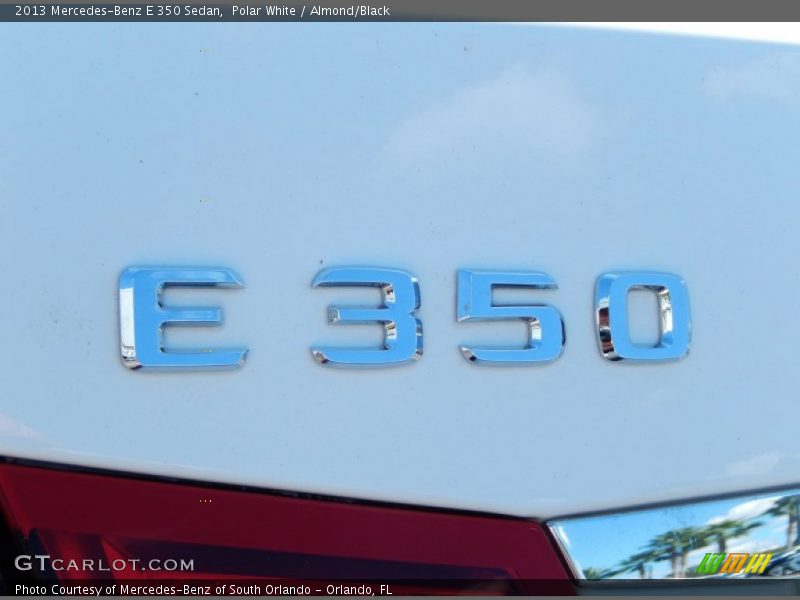 Polar White / Almond/Black 2013 Mercedes-Benz E 350 Sedan