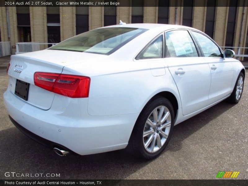Glacier White Metallic / Velvet Beige 2014 Audi A6 2.0T Sedan