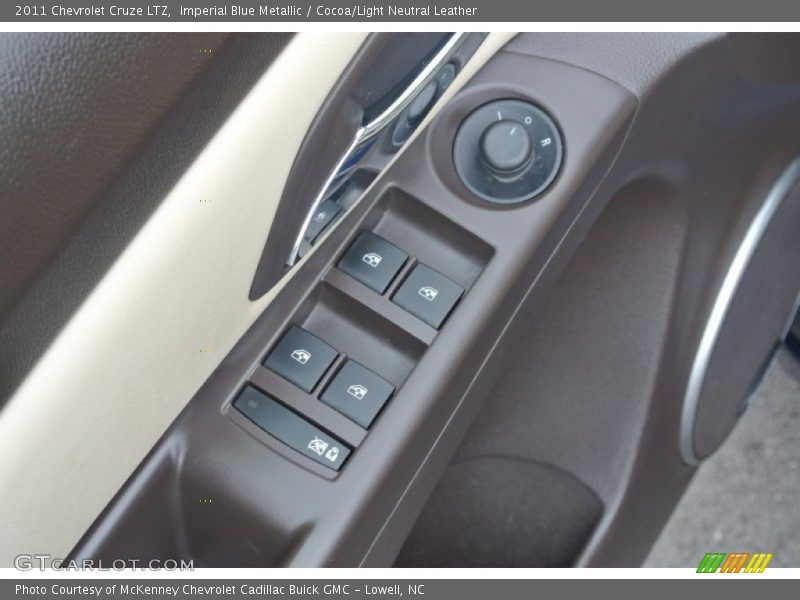 Imperial Blue Metallic / Cocoa/Light Neutral Leather 2011 Chevrolet Cruze LTZ