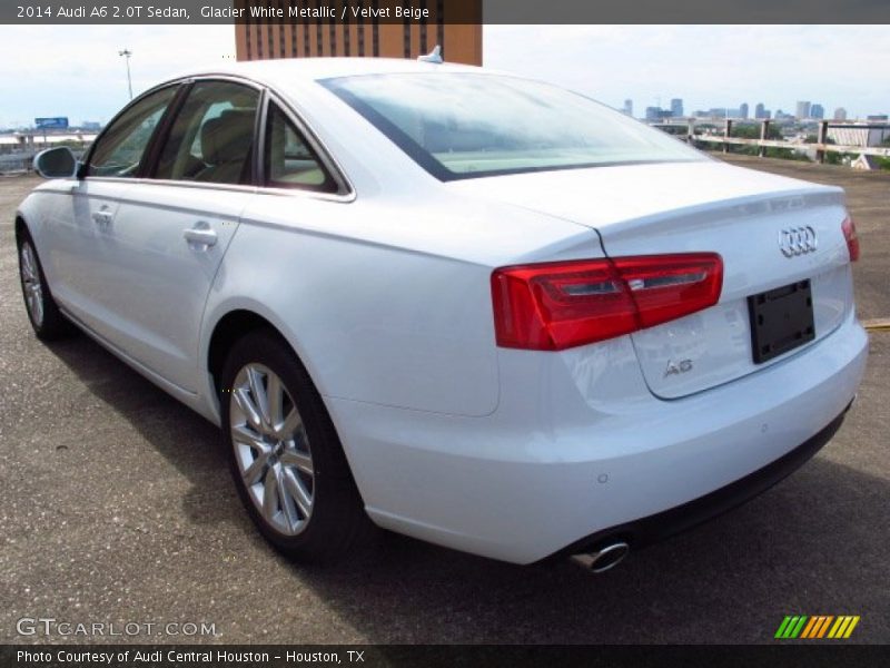 Glacier White Metallic / Velvet Beige 2014 Audi A6 2.0T Sedan