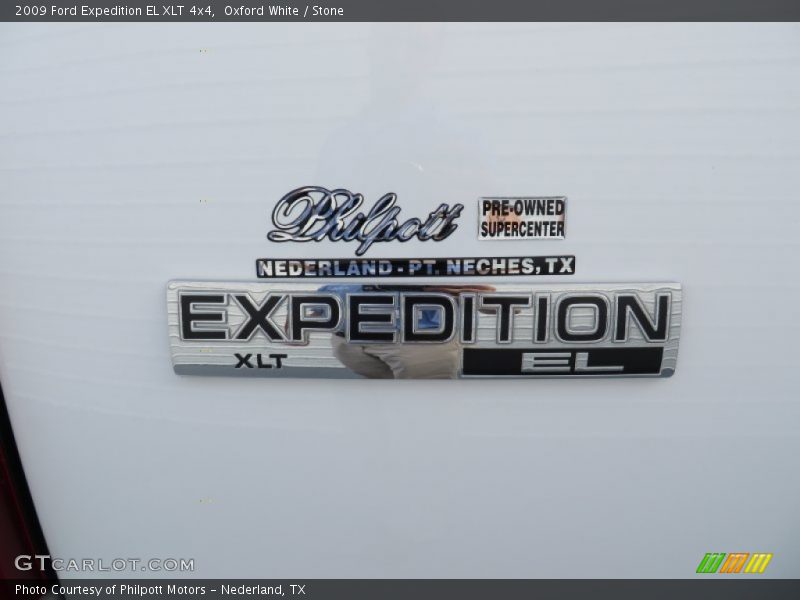 Oxford White / Stone 2009 Ford Expedition EL XLT 4x4