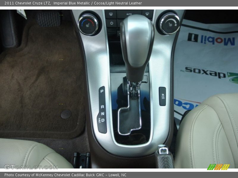 Imperial Blue Metallic / Cocoa/Light Neutral Leather 2011 Chevrolet Cruze LTZ