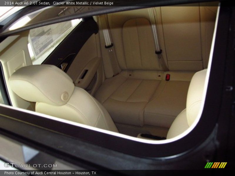 Glacier White Metallic / Velvet Beige 2014 Audi A6 2.0T Sedan