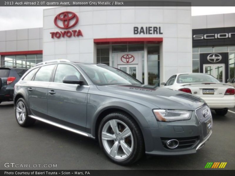 Monsoon Grey Metallic / Black 2013 Audi Allroad 2.0T quattro Avant