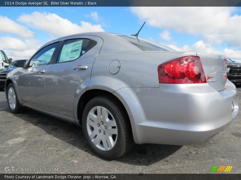 Billet Silver Metallic / Black 2014 Dodge Avenger SE