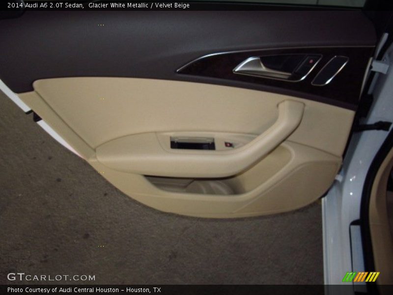 Glacier White Metallic / Velvet Beige 2014 Audi A6 2.0T Sedan