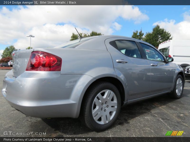 Billet Silver Metallic / Black 2014 Dodge Avenger SE