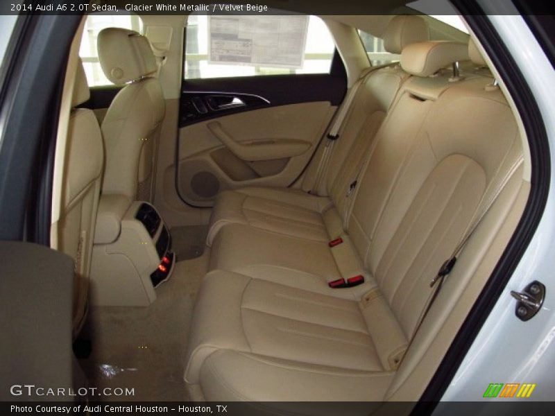 Glacier White Metallic / Velvet Beige 2014 Audi A6 2.0T Sedan