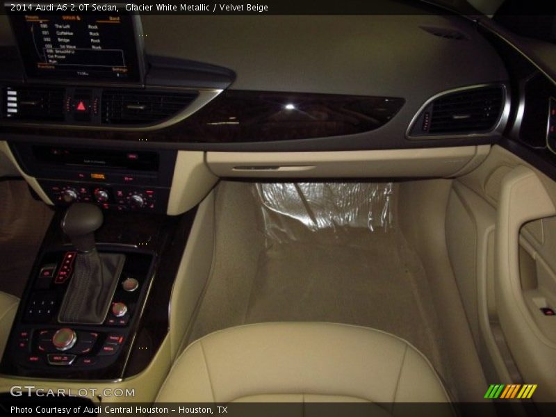 Glacier White Metallic / Velvet Beige 2014 Audi A6 2.0T Sedan