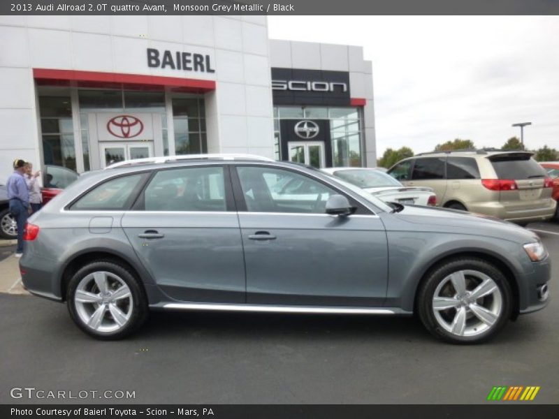 Monsoon Grey Metallic / Black 2013 Audi Allroad 2.0T quattro Avant